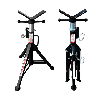 B&B Sumner Háromlábú állvány csövekhez - összecsukható + V alakú fej