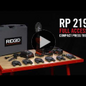 RIDGID MINI RP-219 Akkumulátoros présgép, pofák 3+1 INGYENES